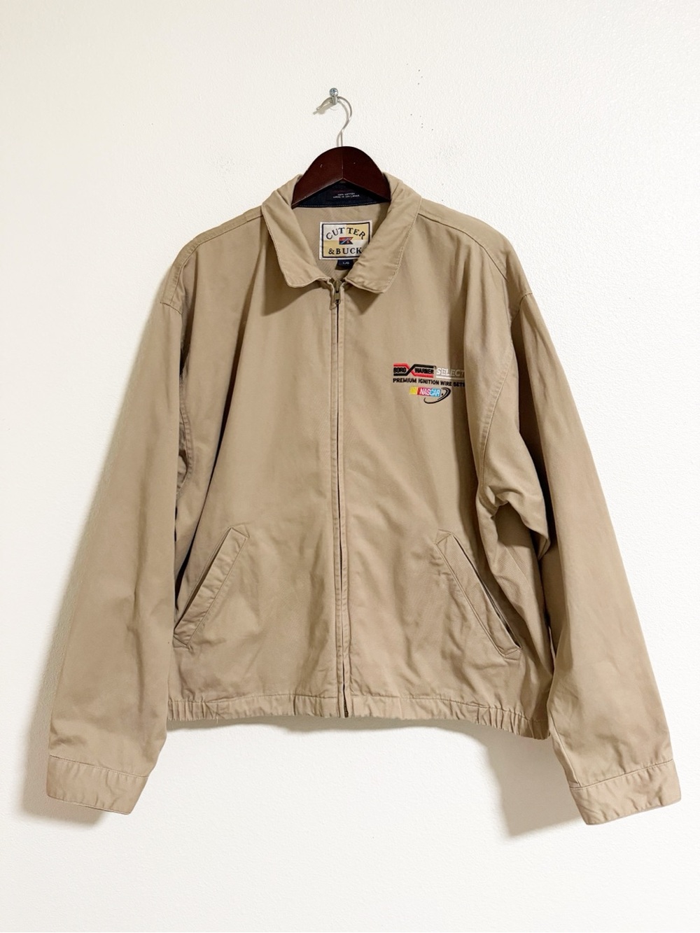 Vintage 80s Cutter & Buck Nascar Borg Warner Jacket